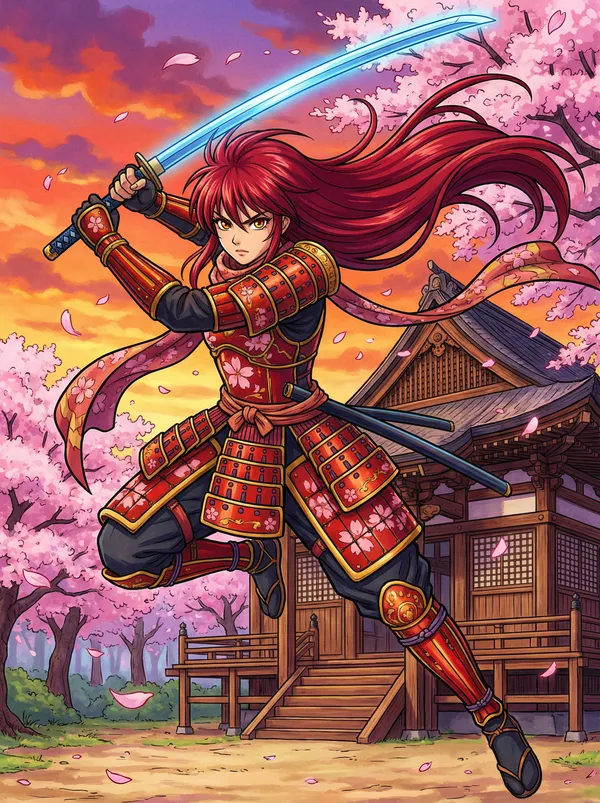 Personagem IA estilo Anime